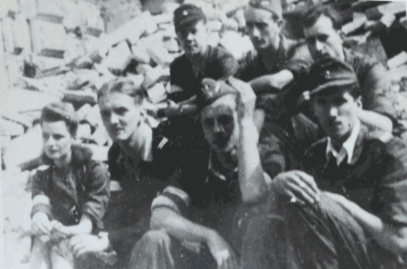 Żołnierze Oddziału Specjalnego, połowa sierpnia 1944