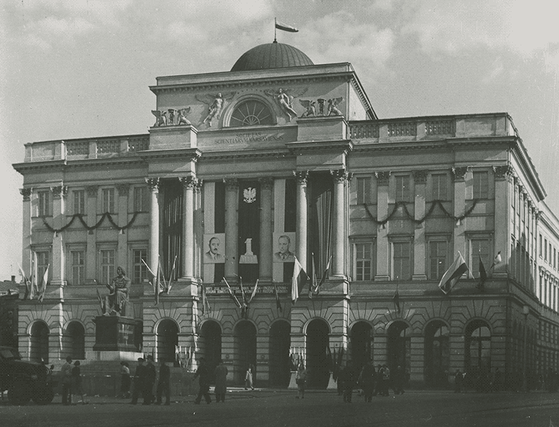 Pałac Staszica, 1 maja 1953, APAN, Zbiór Fotografii, I–50